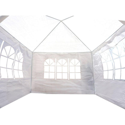 10'x10' Party Tent Outdoor Heavy Duty Gazebo Wedding Canopy + 4 Removable Walls