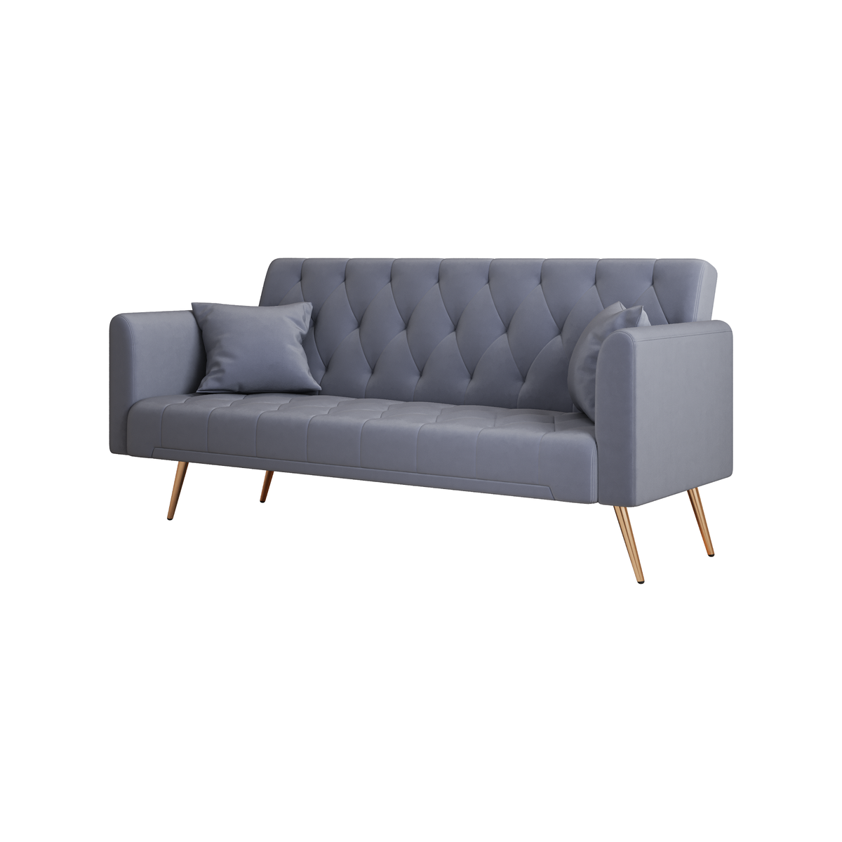 71" Convertible Double Folding Living Room Sofa Bed