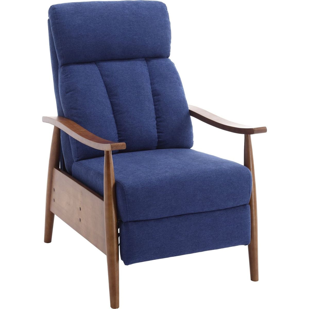 Wood Frame Armchair, Modern Accent Chair Lounge Chair for Living Room