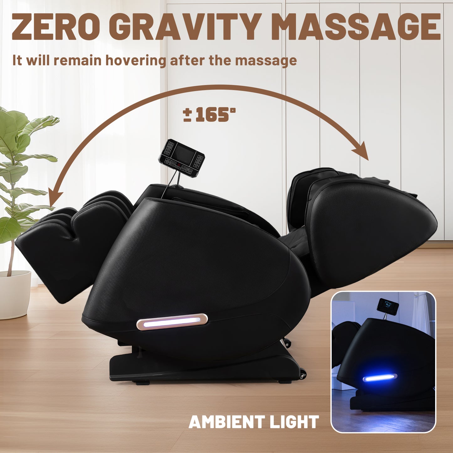 Massage Chair Recliner with Zero Gravity with Full Body Air Pressure