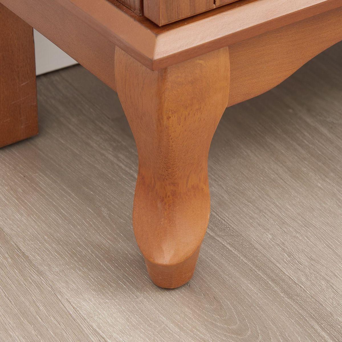 2 Doors Curio Cabinet with Tempered Glass Doors, Curio Cabinets with Mirrored Back Panel and Adjustable Shelves, Lighted Display Cabinet for Home, Office Light Bulb Included Oak