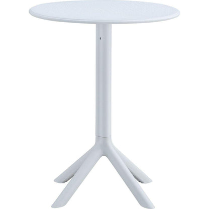 3 piece plastic arm chair Bistro GRS Premium Ocean Plastic, white