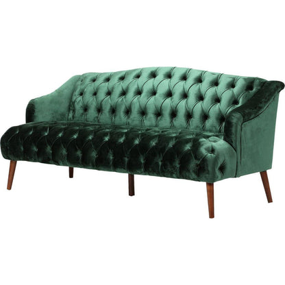 Comfy 3-seat Sofa with Wooden Legs, PU, for Living Room and Study