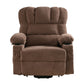 Power Lift Recliner Chair Recliners for Elderly with Heat and Massage Recliner Chair for Living Room with Infinite Position and Side Pocket,USB Charge Port.BROWN