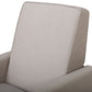 Recliner Push Back Chair for Elegant Home Decor Beige