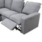 Power Recliner Chair Home Theater Seating Soft Chair with USB Port for Living Room, Bedroom, Theater room, Grey