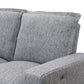 Power Recliner Chair Home Theater Seating Soft Chair with USB Port for Living Room, Bedroom, Theater room, Grey