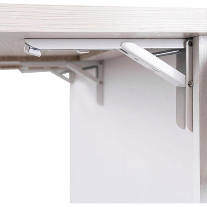 Kitchen Island with Trash Can Storage Cabinet, Kitchen Cart with Drop Leaf, Spice Rack, Towel Rack and Drawer, Rolling Kitchen Island on Wheels with Adjustable Shelf, White