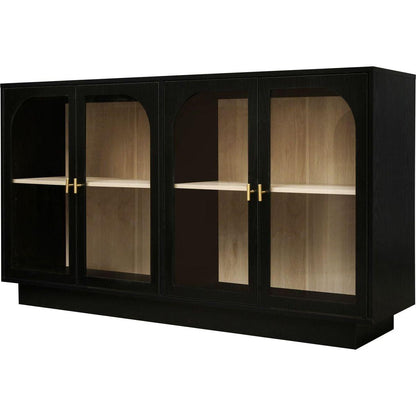 Storage Cabinet with Acrylic Door for Living Room, Dining Room, Study