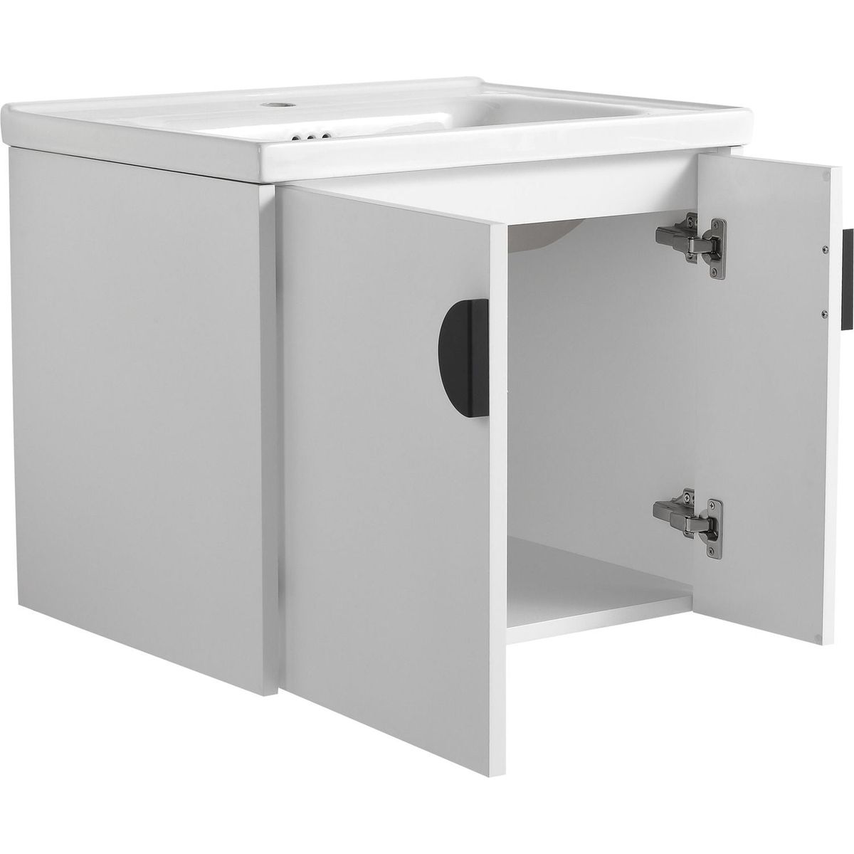 24 Inch Bathroom Vanity with Sink, For Small Bathroom, Bathroom Vanity with Soft Close Door