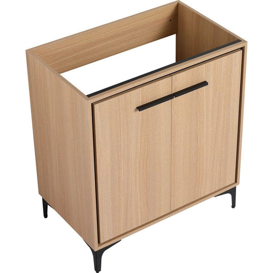 30 Inch Bathroom Vanity Base without basin, Storage Cabinet with Doors, engineering wood