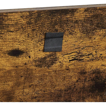 Furniture Style Dog Crate Side Table on Wheels with Double Doors and Lift Top. Grey, 31.50" W x 22.05" D x 25" H.