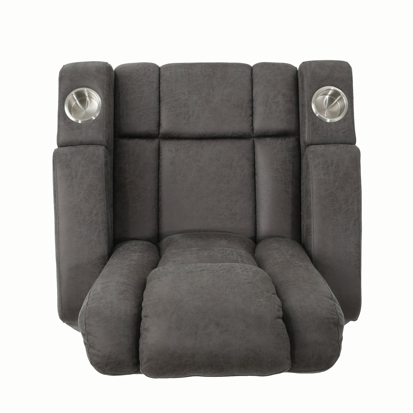 33" Wide Power Standard Recliner Chair with Arm Storage with USB