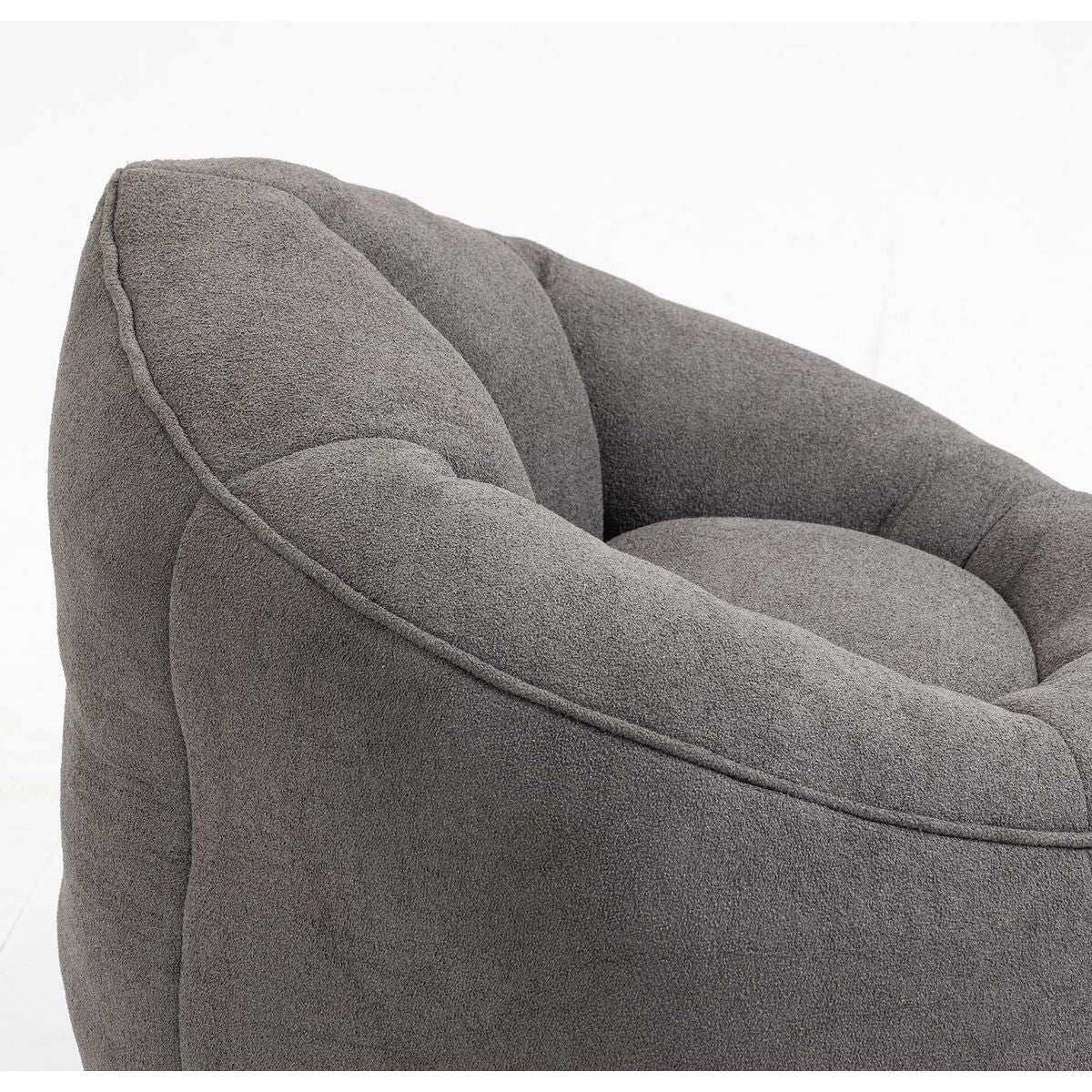 Bedding Bean Bag Sofa Chair High Pressure Foam Bean Bag Chair Adult Material with Padded Foam Padding Compressed Bean Bag With Footrest