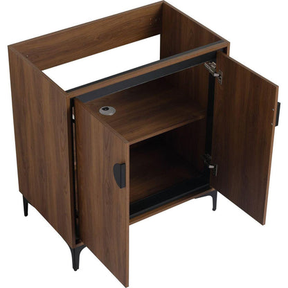 30 "Bathroom Vanity, 2 doors, Bathroom Cabinet Vanity Freestanding Cabinet Engineering wood Frame(Cabinet Only)