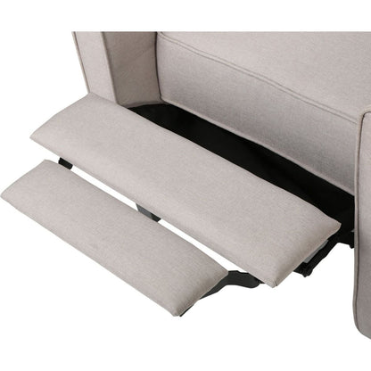 Recliner Push Back Chair for Elegant Home Decor Beige