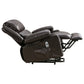 Power Lift Recliner Chair Recliners for Elderly with Heat and Massage Recliner Chair for Living Room with Infinite Position and Side Pocket,USB Charge Port.BROWN