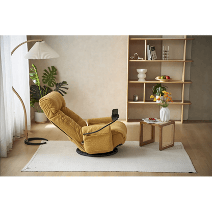 Adjustable head and waist, game chair, lounge chair in the living room, 360 degree rotatable sofa chair,Rotatable seat Leisure Chair deck chair