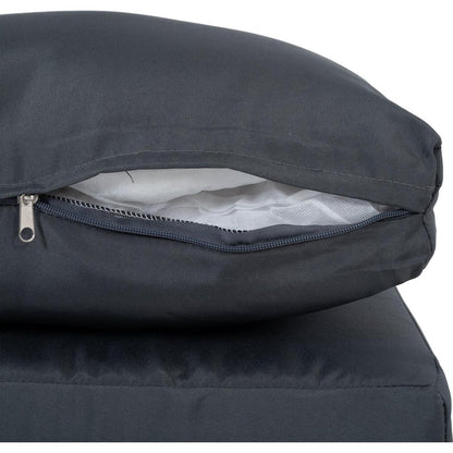 New Comming Patio 6 Pieces Brown PE Wicker Sofa Set with Grey Cushion