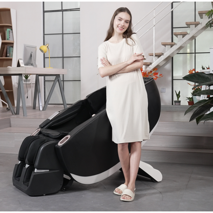 SL type pulley guide -durable leather-2D motor-massage manipulator-Space Saver Design- Track Sliding Zero Gravity Multifunction Massage Chair