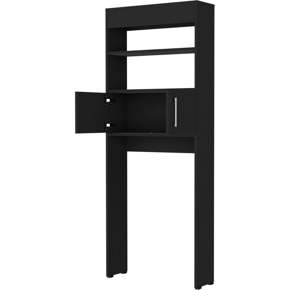 Morley 2-Shelf Over The Toilet Cabinet Black Wengue