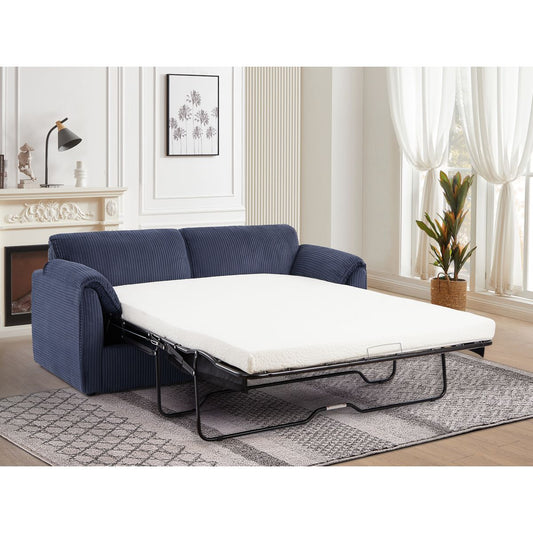 79.13-Inch Sleeper Sofa Bed Comfy Pull Out Futon Couch Bed  Modern  Recliner Sofa Multi-Functional  for Living Room