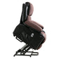 Power Lift Recliner Chair Recliners for Elderly with Heat and Massage Recliner Chair for Living Room with Infinite Position and Side Pocket,USB Charge Port.BLACKBROWN