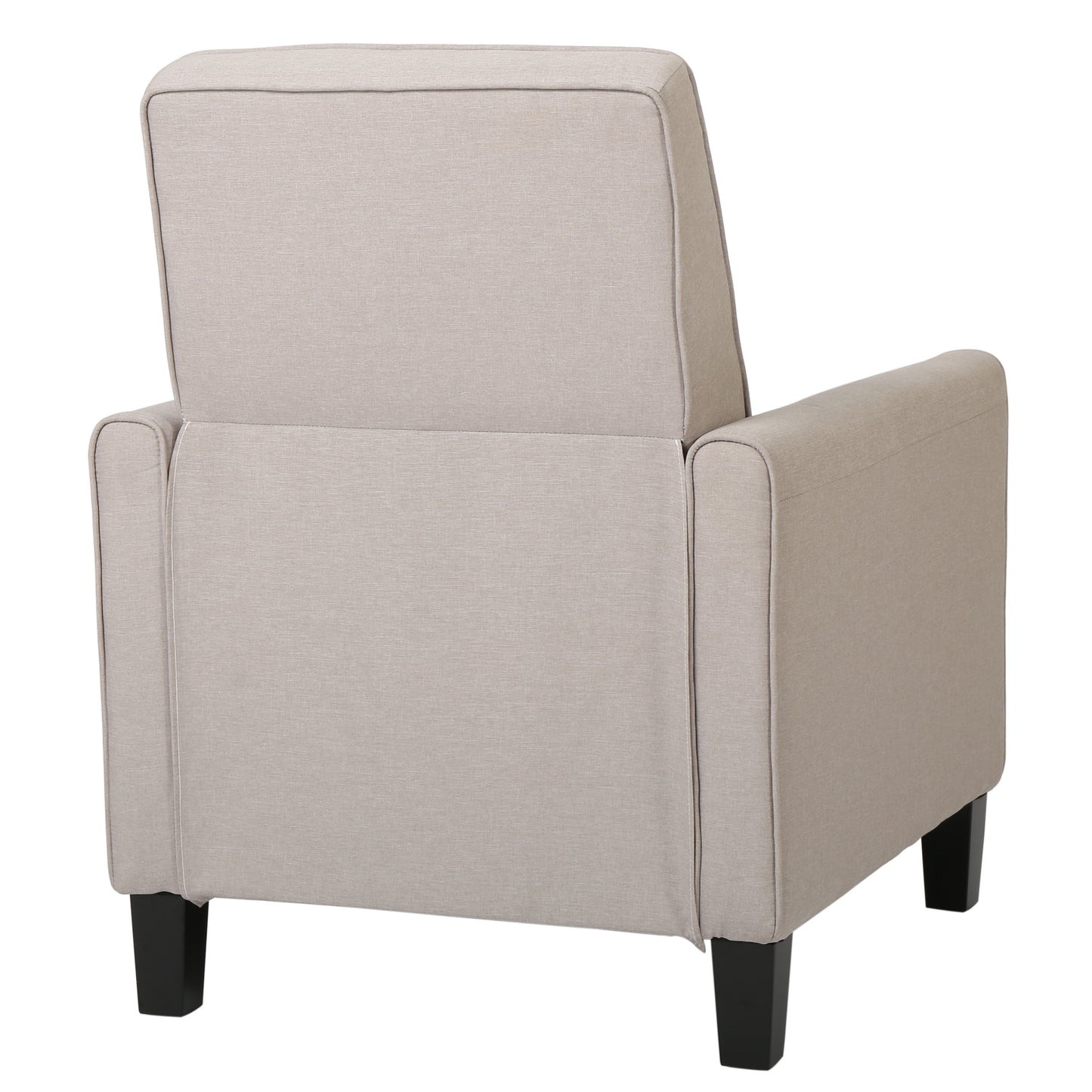 Recliner Push Back Chair for Elegant Home Decor Beige