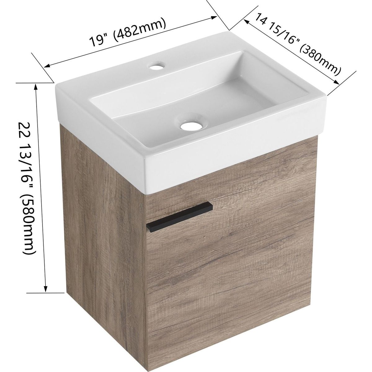 18 inch Bathroom Vanity With Top, Small Bathroom Vanity And Sink