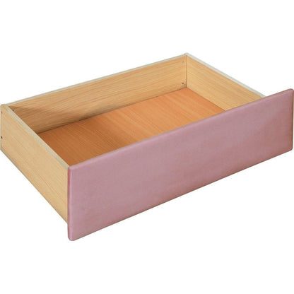 Twin Size Upholstered daybed with Cloud-Shaped Backrest, Trundle & 2 Drawers and USB Ports, Pink