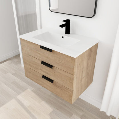 30 Inch Bathroom Vanity With Top(GGRB3020MOWH)