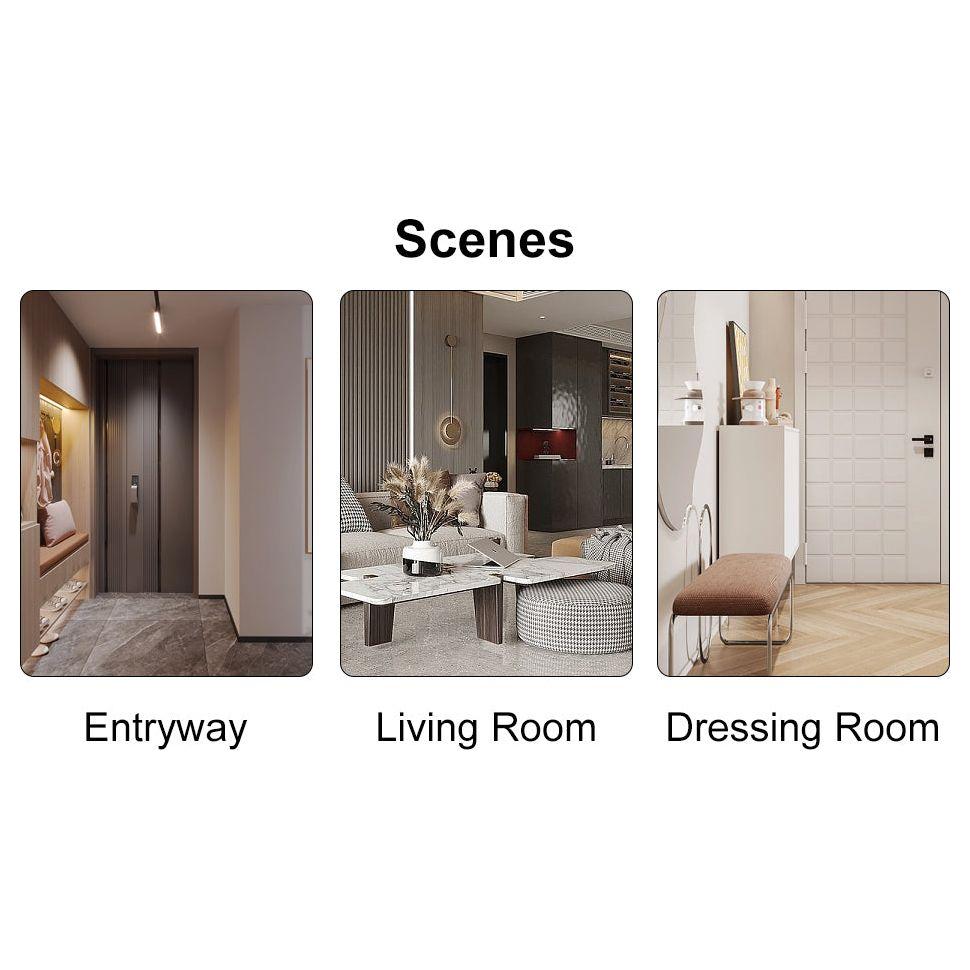 Modern Simple Glossy White Rectangular Counter Bar Table 47.24" x 18.11" x 29.52" For Living Room Bedroom Bedside Entrance House Balcony Office Bathroom.