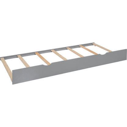 Queen Size Wooden Bed With All-in-One Cabinet, Shelf and Sockets, Gray