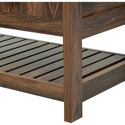 Hall Tree with 6 Hooks and Hinged Lid, Coat Hanger, Entryway Bench, Storage Bench, 3-in-1 Design, 69INCH, for Entrance, Hallway