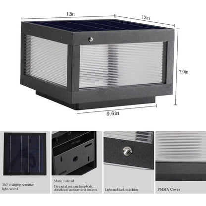 Solar Wall Lamp With Dimmable LED