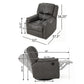 GLIDER RECLINER WITH SWIVEL