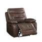 Aashi Recliner (Power Motion), Brown Leather-Gel Match