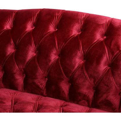 Comfy 3-seat Sofa with Wooden Legs, PU, for Living Room and Study