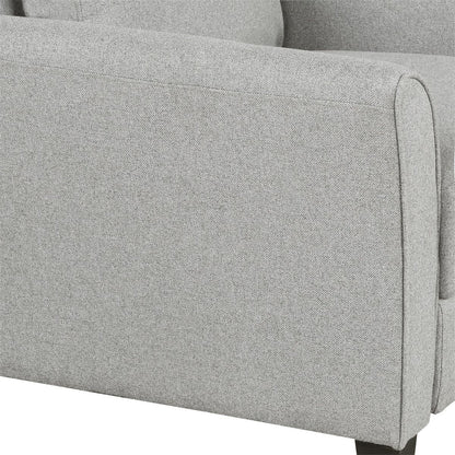 Living Room Furniture chair and 3-seat Sofa (Light Gray)