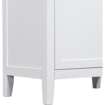 30" Bathroom Vanity with Sink Combo, White Bathroom Cabinet with Drawers, Solid Frame and MDF Board