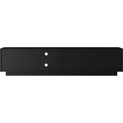 Mid Century Modern TV Stand with LED Lights for 80 Inch TV, Entertainment Center Wooden TV Stand, TV Stand Desk Media Cabinet with Storage for Living Room Bedroom