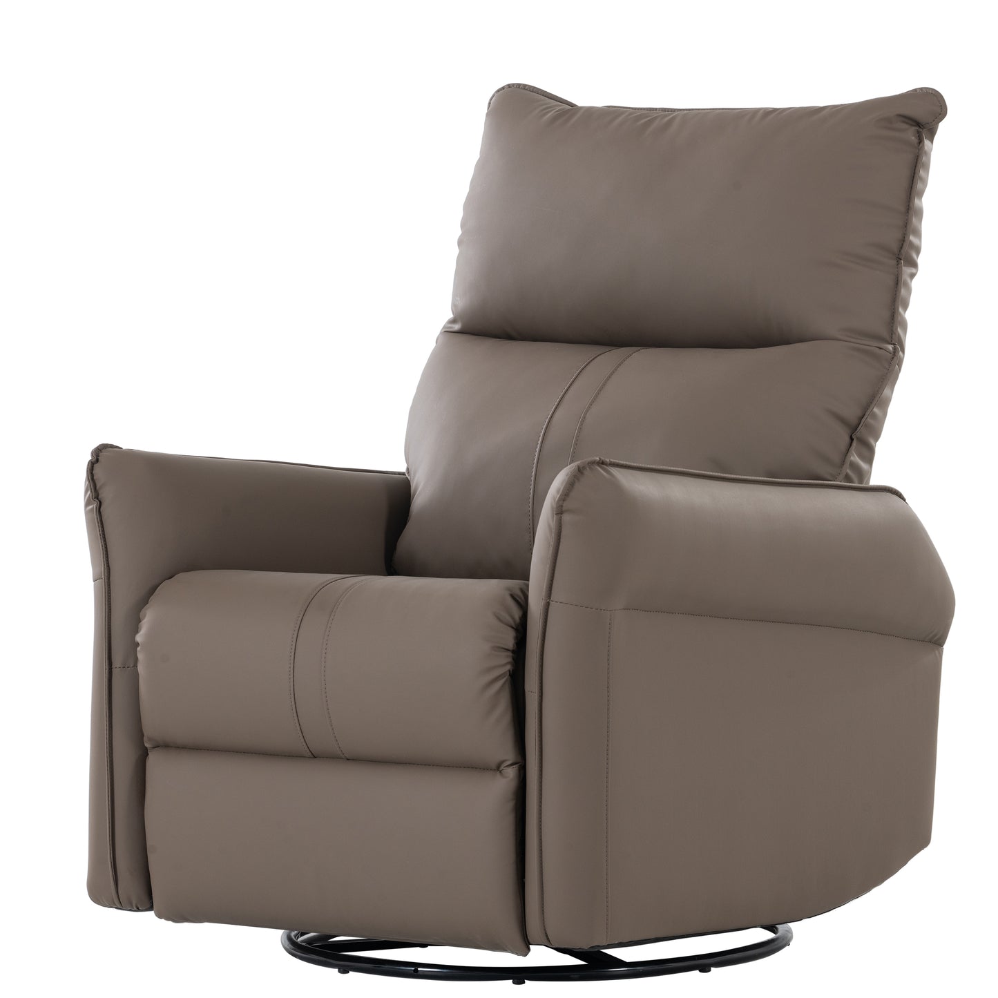 270 Power Swivel Rocker Recliner Chair, Electric Glider Reclining Sofa with USB Ports, Power Swivel Glider, Rocking Chair Nursery Recliners for Living Room Bedroom(Brown)