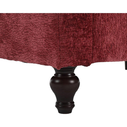 Modern chenille Fabric Loveseat, 2-Seat Upholstered Loveseat Sofa Modern Couch