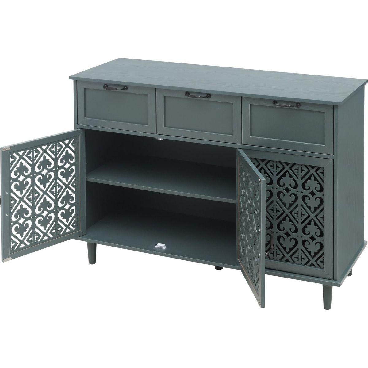 3 Door 3 Drawer Cabinet, American Furniture, Suitable for Bedroom, Living Room, Study