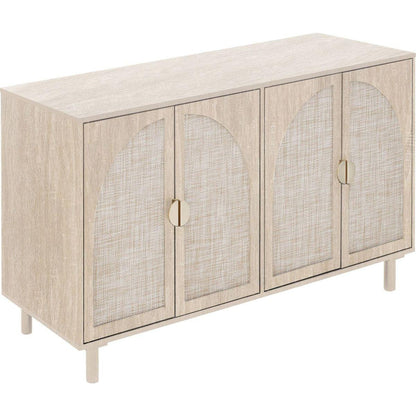 4 Door Cabinet, Suitable for Bedroom, Living Room, Study