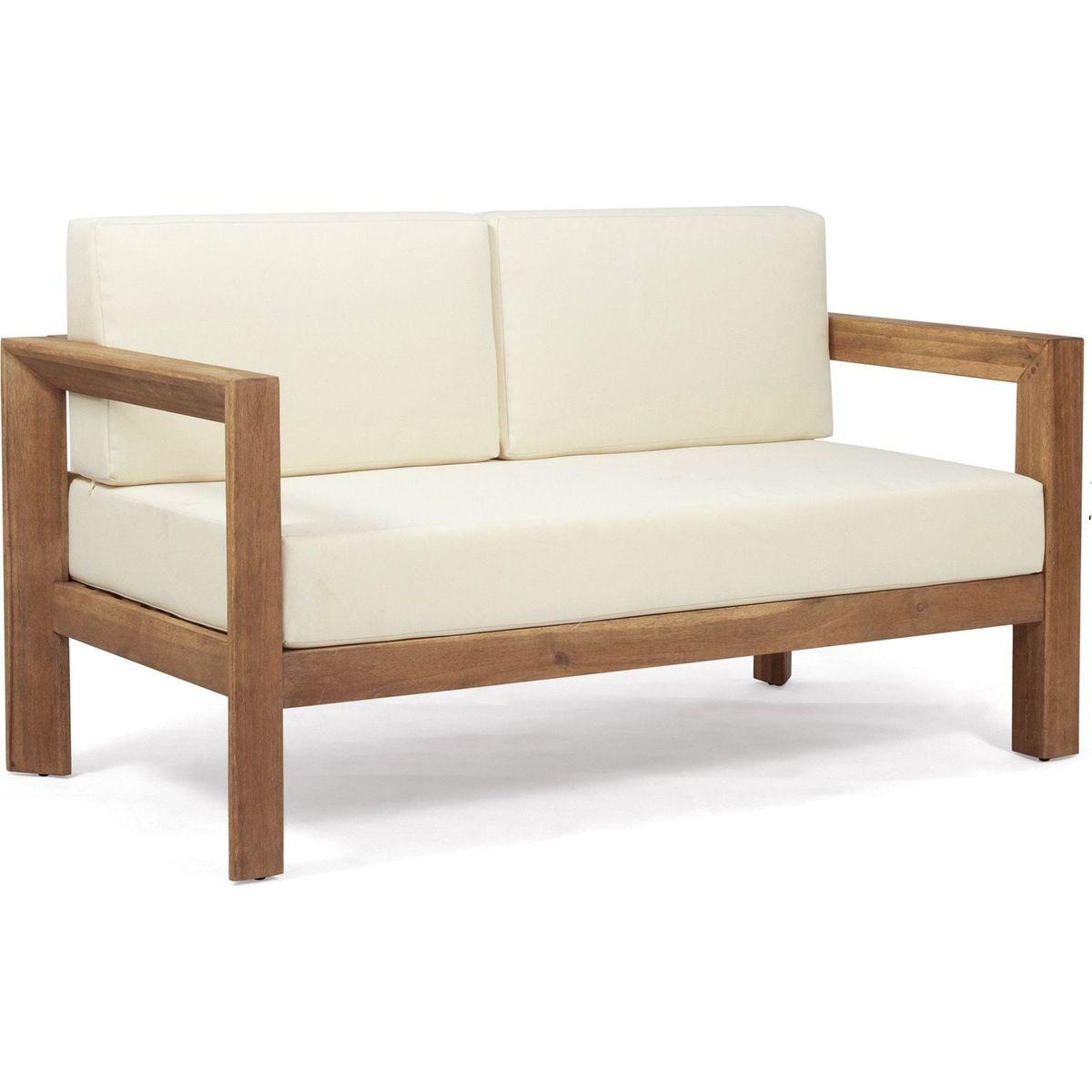GENSER LOVESEAT & COFFEE TABLE