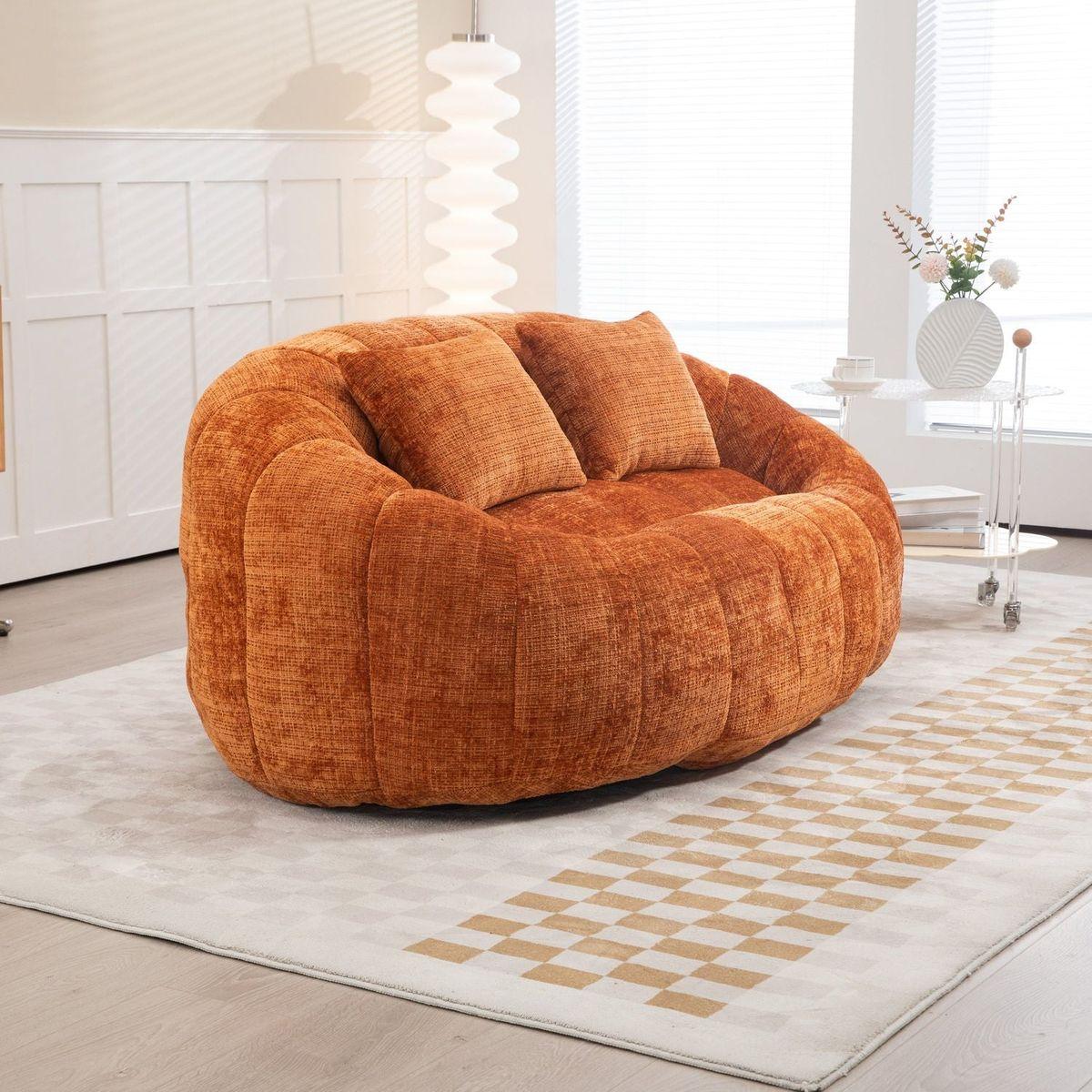 Bean Bag Chair Lazy Sofa Durable Comfort Lounger High Back Bean Bag Chair Couch for Adults and Kids, Indoor & Outdoor