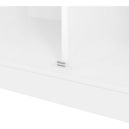 [Assembly Video Provided]40.2x20x71.3inch High Freestanding Kitchen Pantry Large Cupboard Storage Cabinet with 2 Drawers, 2 Adjustable Shelves, 8 Door Shelves for Kitchen, Dining Room,White