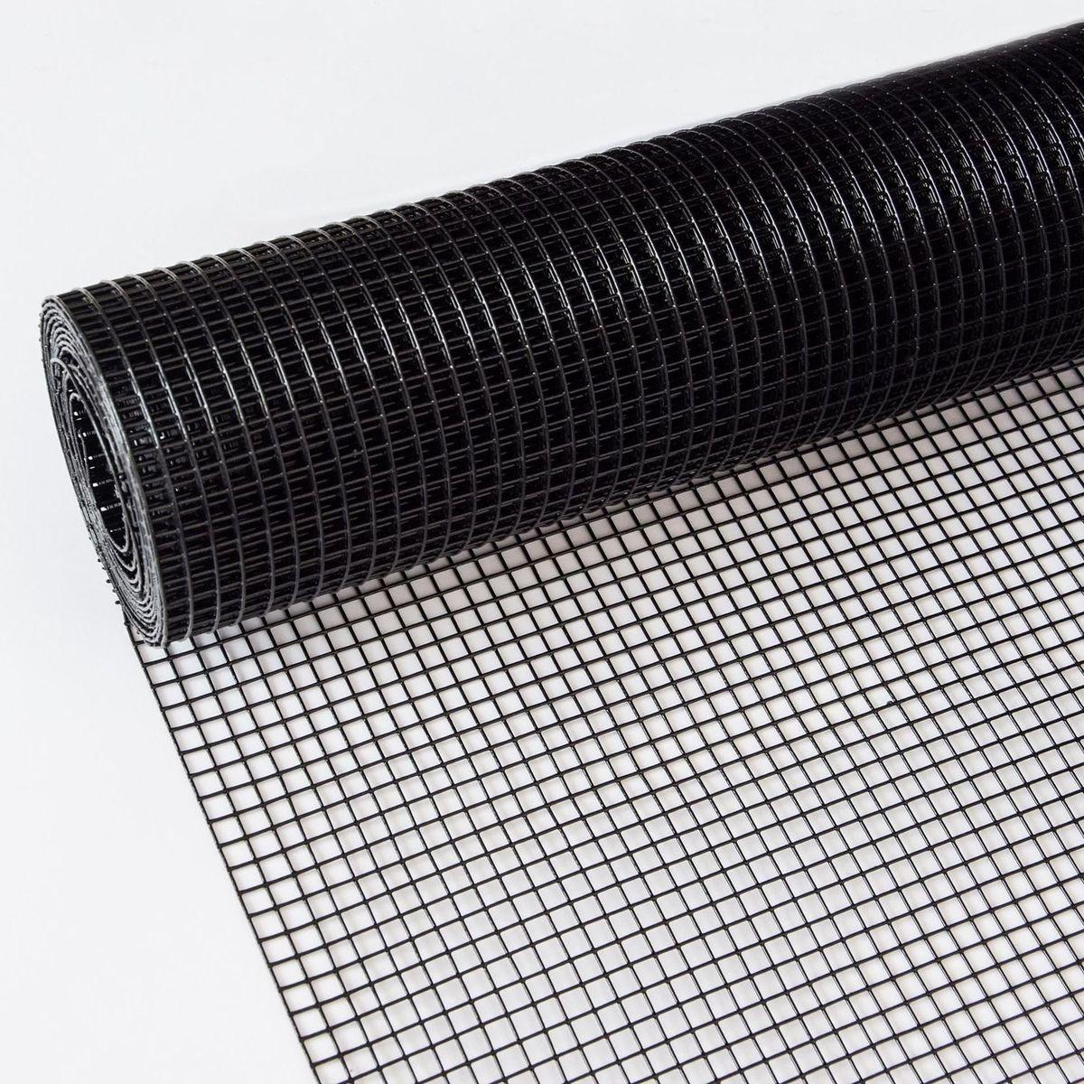 24 inchx50 ft Black Vinyl Coated Hardware Cloth, 21 Gauge 1/4 inch Black PVC Hardware Cloth, Black Welded Wire Fence Supports Poultry-Netting Cage-Home Improvement and Chicken Coop