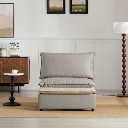 Modern Style Oversized Armchair Accent Chair Single Sofa Lounge Chair for Living Room, Bedroom